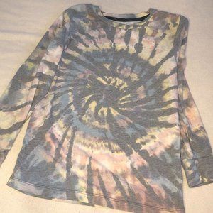 Longsleeve Tie-dye Tee, Boys Size Small